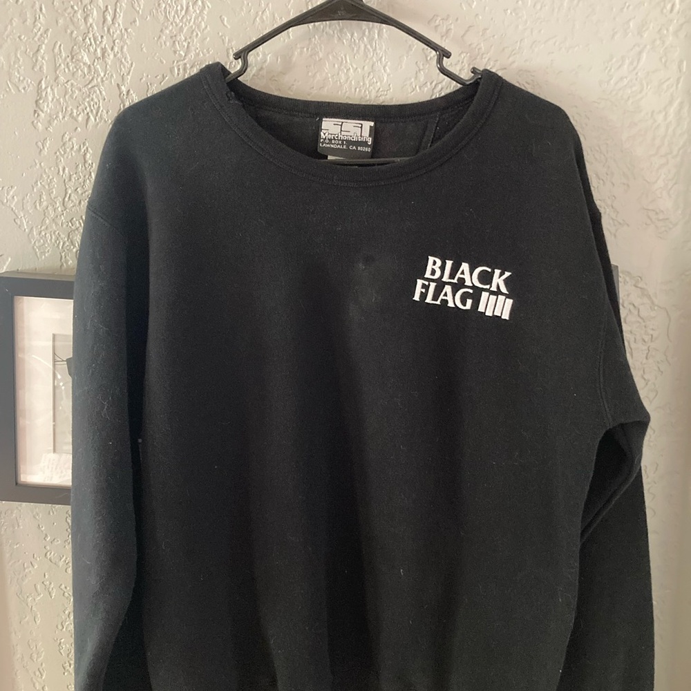 Black Flag band Crewneck, M